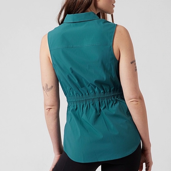 Athleta Levitate Poplin Tank - Picture 2 of 5